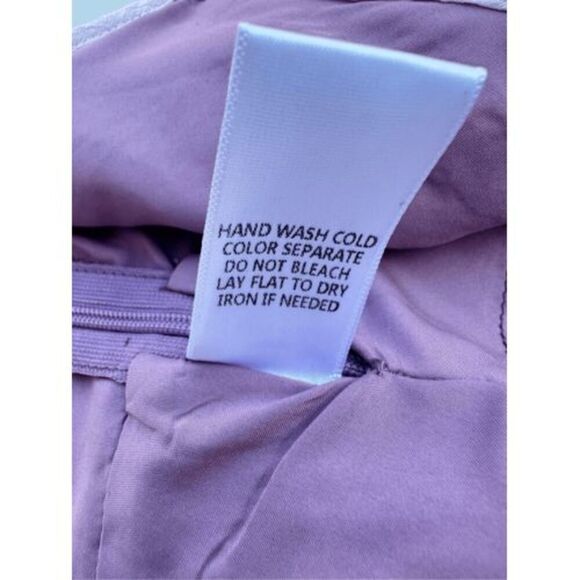 Her Entire Name Says GRACE Lavender Halter Tank Top Ruffled Cropped Tie Back Siz - Picture 6 of 7